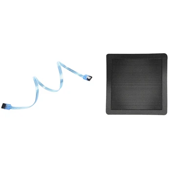 

2 Pcs Computer Accessories: 1 Pcs 50Cm SATA 3.0 6GB/S HDD Cable & 1 Pcs Dust Filter 12Cm Chassis Dust Net
