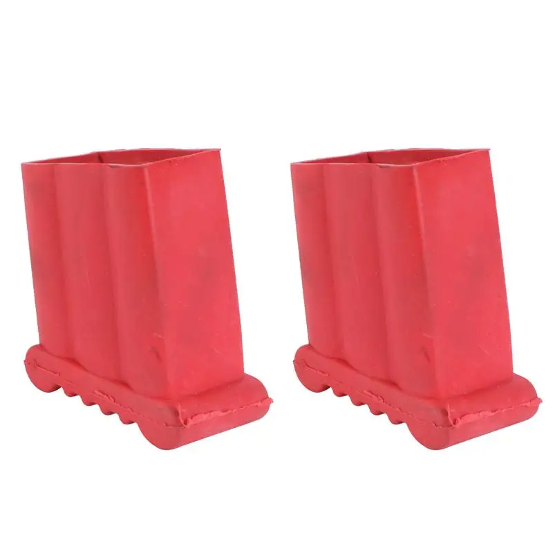 Alfombrillas De Goma Antideslizantes Para Pies De Escalera - 8 Piezas, Tamaño 57x21 Mm, Repuesto Para Escaleras De Aluminio