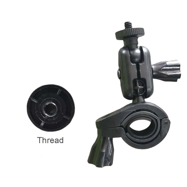 Degree Rotating Mirror DVR Screw Fasten Mount Holder Shockproof Dash Cam Interior Car Rearview Stable Adjustable Support