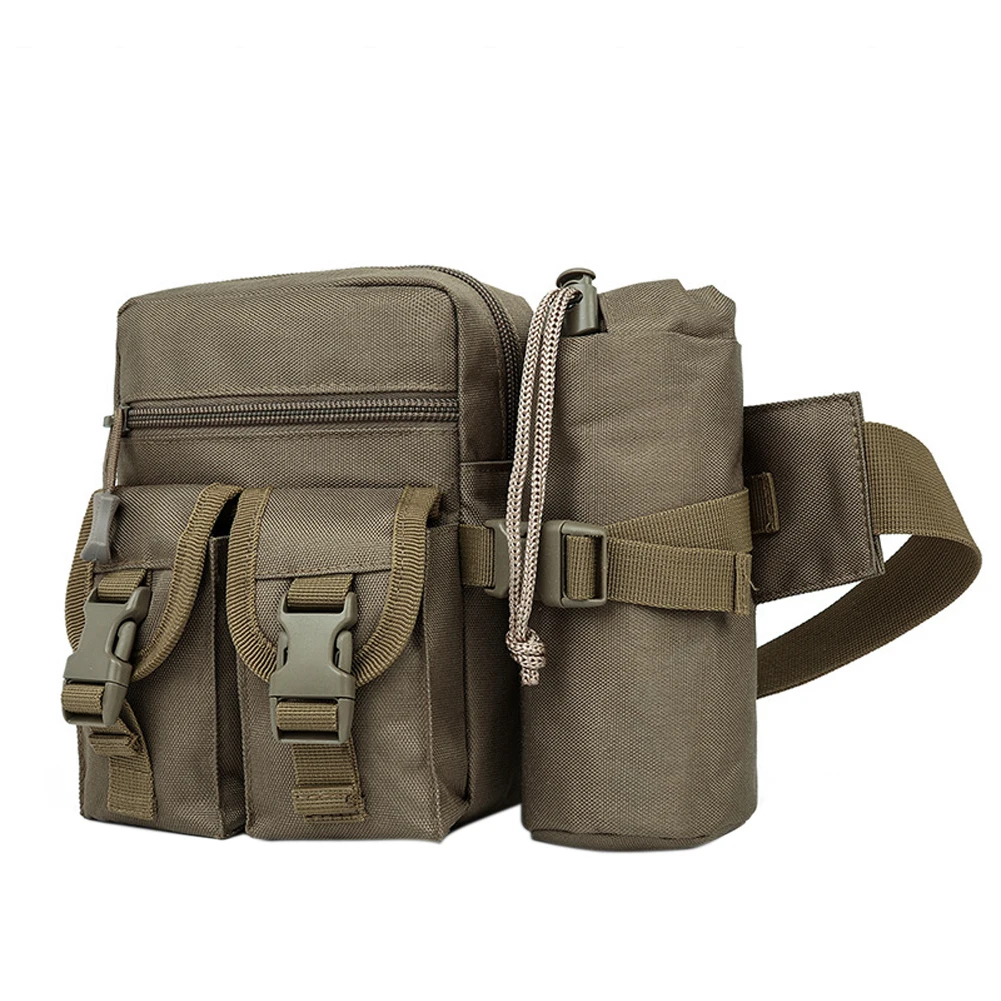 

Men Women Breathable Portable Storage Waist Pack Waterproof Adjustable Casual Large Capacity Pouch Water Bottle Outdoor Sports