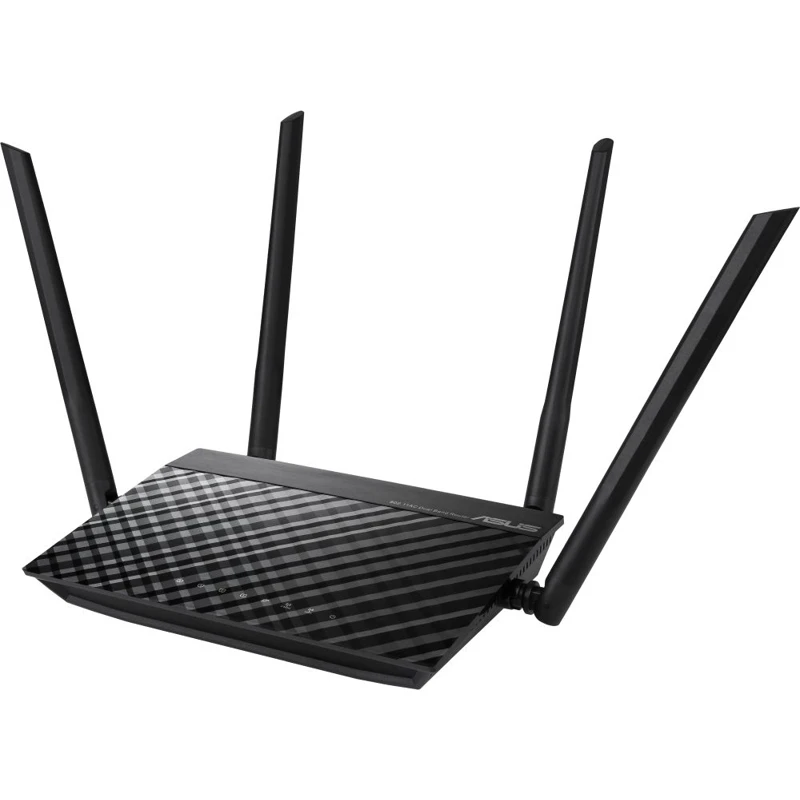 Роутер беспроводной Asus RT-AC51 AC750 10/100BASE-TX черный