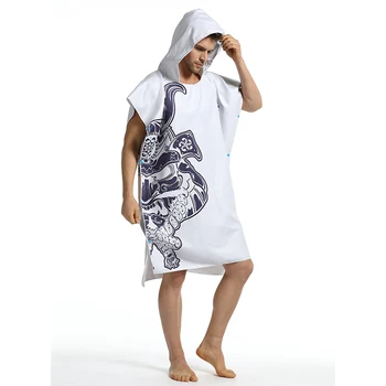 

Outdoor Bathrobe,Changing Robe Bath Towel,Hooded Beach Towel/ Sport towels,Quick-Dry Towels,Surfing Cloak, Cartoon Swimsuit