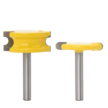 

2 pcs 1/4inch Shank 1/4inch Diameter Flute and Bead Router Bit Set woodworking bits wood milling cutter