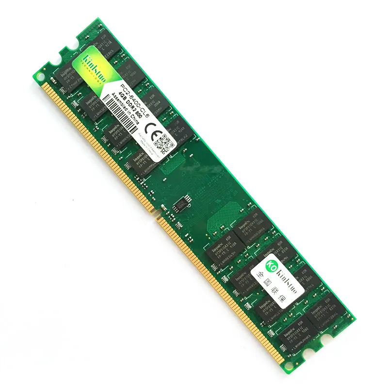 Memória de 4gb Ddr2 Ram 4gb x2 Pcs para o Desktop Novo Kinlstuo 4gb 800 667 533 Mhz para Memoria Ddr2 Amd Rams - Imagem 3