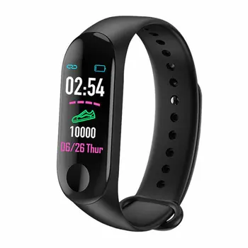 

Step Counter Fitness Tracker Smart Wristband Message Heart Rate Monitor Waterproof Bracelet IPS Screen Blood Pressure Outdoor