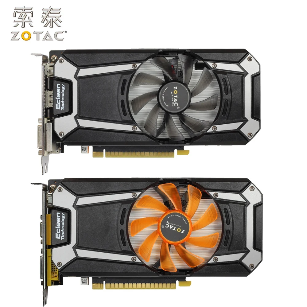 Видеокарта ZOTAC GeForce GTX750Ti 2GD5 Thunder PA / PB PC 128Bit GBDR5 графические карты GTX 750Ti 2 Гб Hdmi Dvi VGA