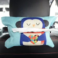 

Car Tissue Box Holder Cute Cartoon Back Hanging Container Napkin Bag Holder Case Pouch Tissue Box Covers Brand New