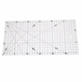 

1 Pc 30x15cm Acrylic Patchwork Aligned Ruler Transparent Drawing Ruler Office & School Sewing Measuring Supplies