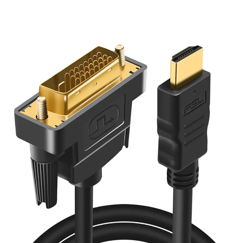 1080p Высокоскоростной HDMI дви кабель DVI-D hdmi Соединительный кабель 24+ 1 контактный адаптер 1 м 2 м 3 м 5 м для LCD DVD HDTV xbox PS3