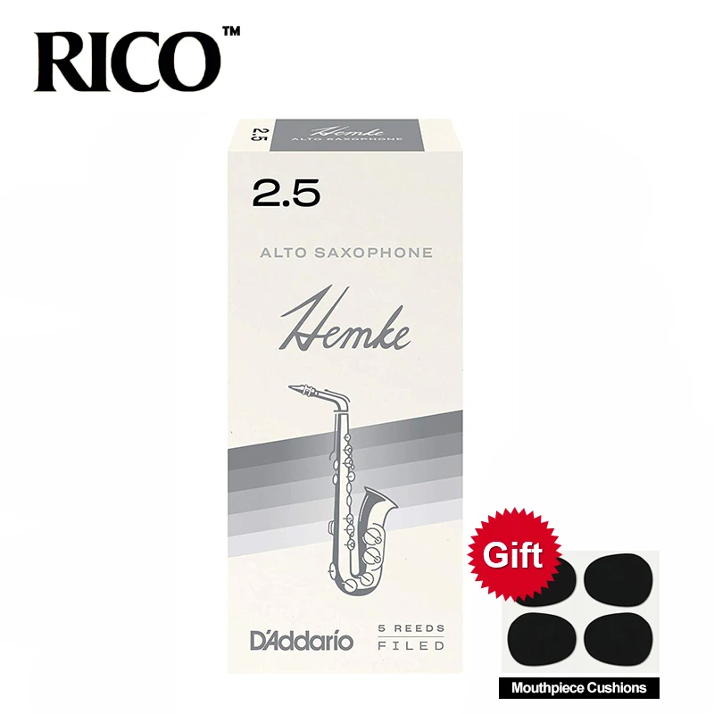 RICO Hemke Alto Sax Reeds / Saxophone Alto Eb Reeds Strength 2.5, 3