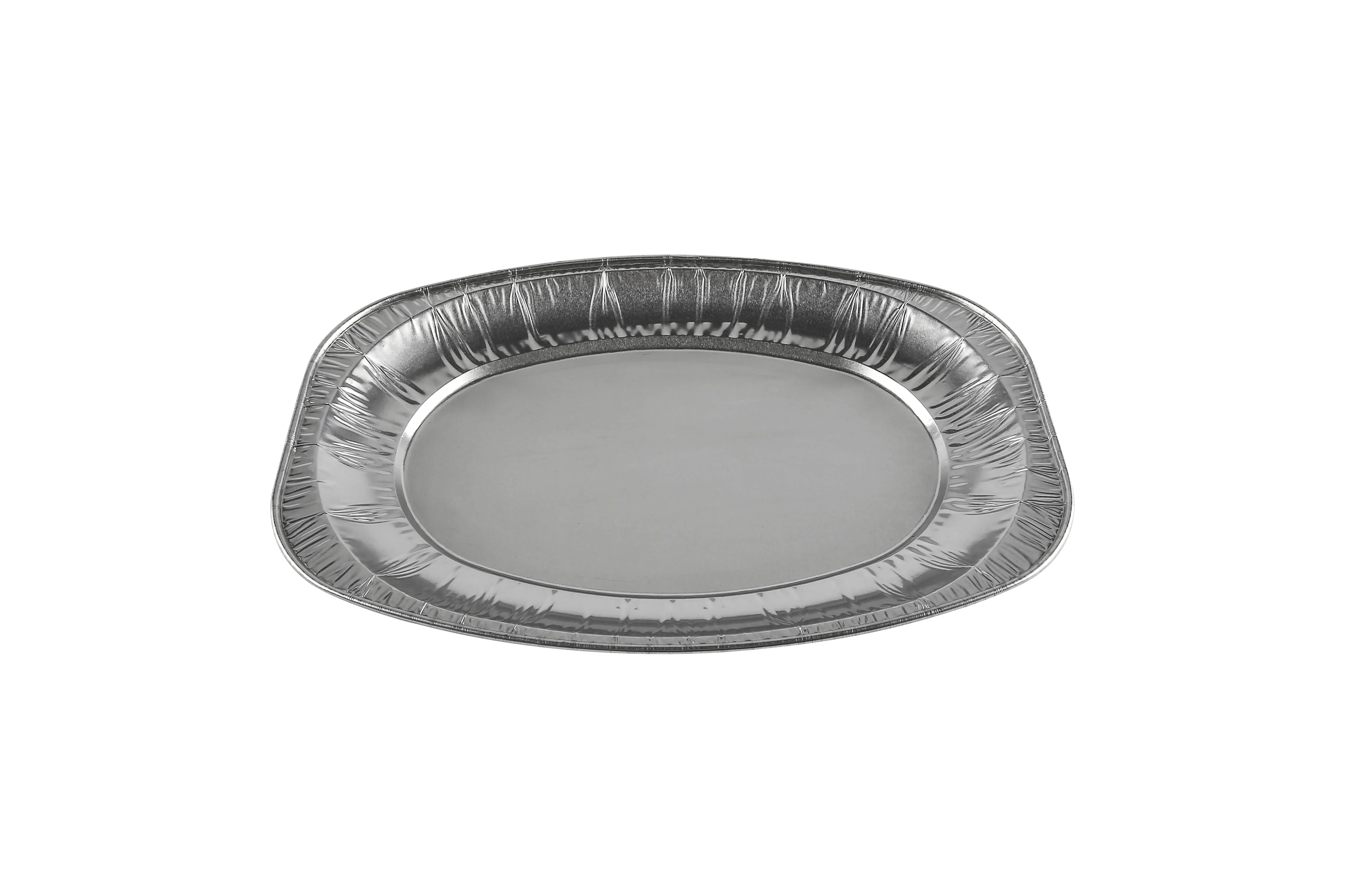 Disposable Oval Serving Plates Aluminium Foil Tray Serving Dishes Tableware  for Catering BBQ Banquet Parties - AliExpress