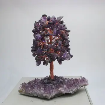 

Natural Amethyst Fortune Tree Fortune Tree Cash Tree Base Amethyst