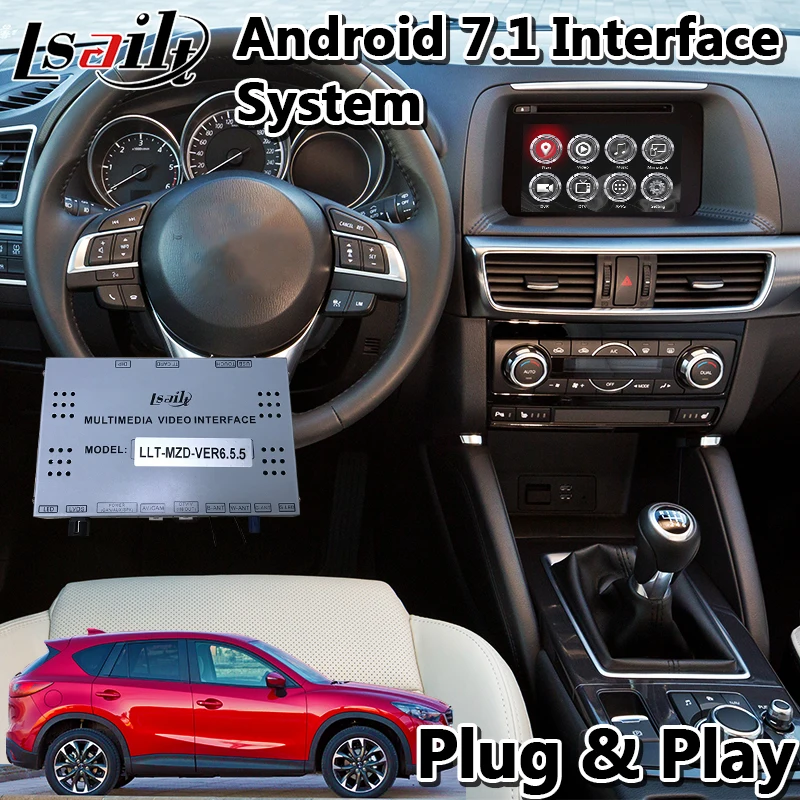 Android 7,1 Gps навигатор коробка для Mazda CX-5 автомобиля MZD подключение системы- модель поддержка добавить беспроводной carplay и adas