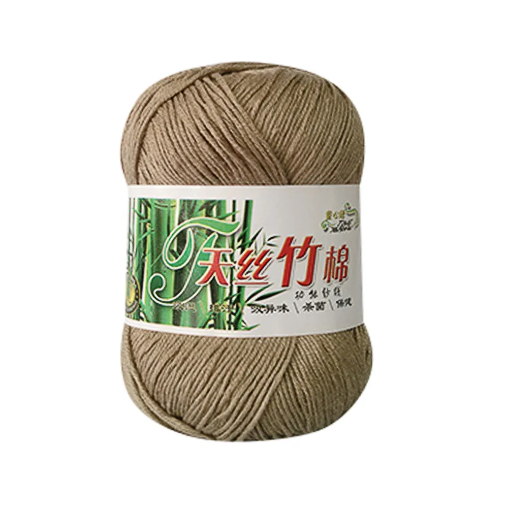 Новинка 30 # бамбуковый хлопок теплый мягкий гладкий натуральный вязаный крючком