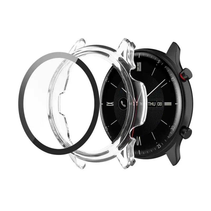 Screen Protector Case Cover for Xiaomi Huami Amazfit GTR 2 2e gtr2 Smart Watch Accessories Shell Full Cover Plating Protection 