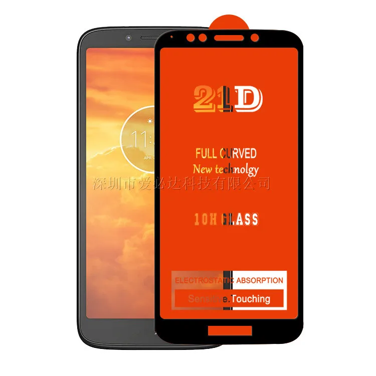 21D защитная пленка из закаленного стекла для мобильного телефона Motorola MOTO E5 Play