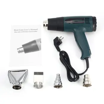 

Hot Air Gun Thermostatic Plastic Welding Torch 1600W Electric Heat Gun Soldering Rework DIY Tool Heat Gun Hot Air Blower