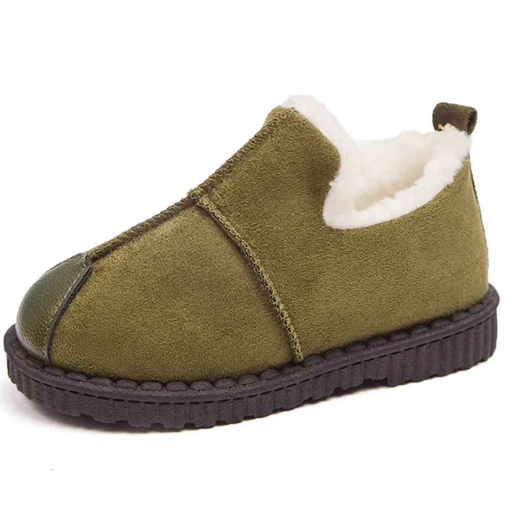 Модные детские ботинки для маленьких девочек и мальчиков; zapatos scarpe; спортивные короткие ботильоны; Повседневная Теплая обувь; botas buty chaussure