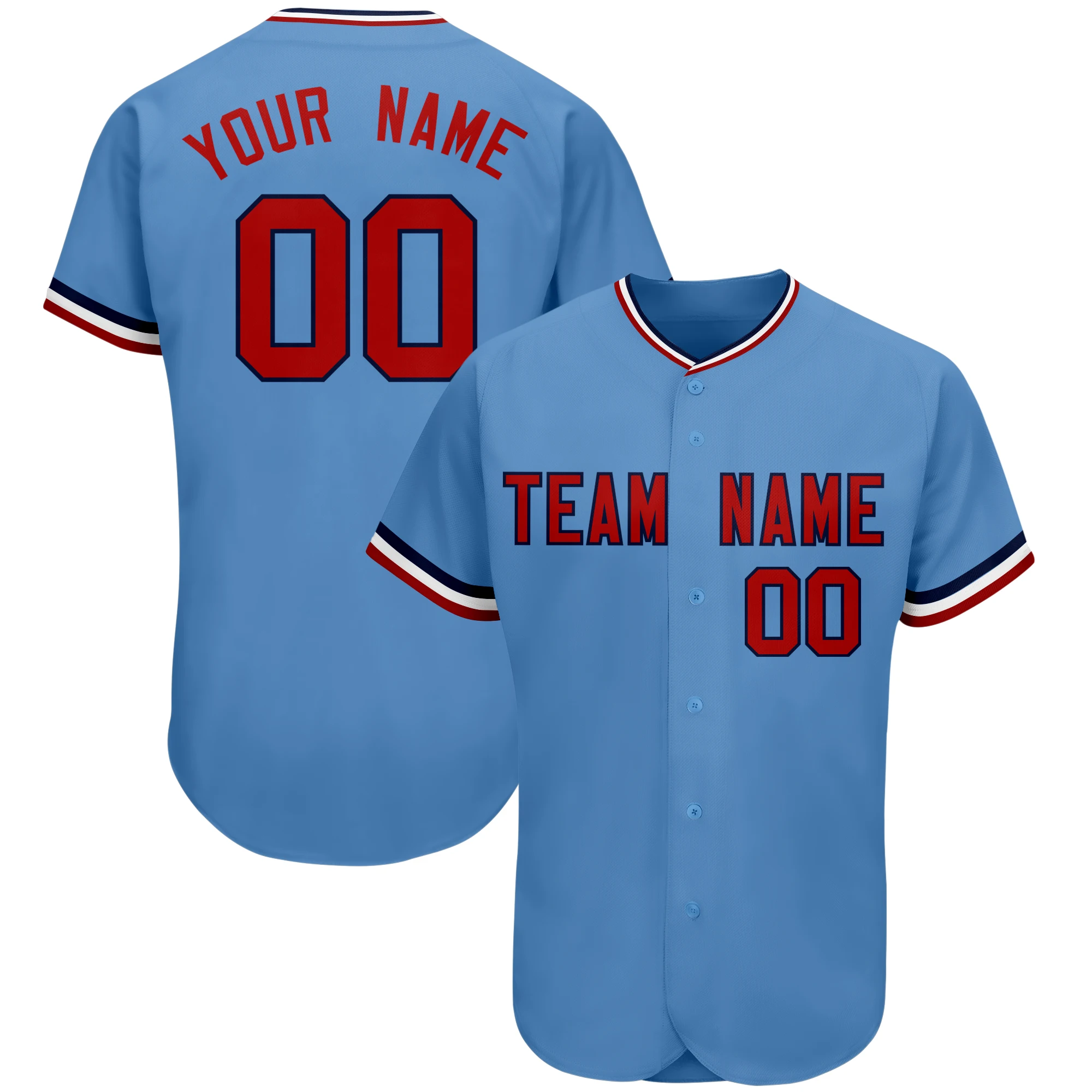 Baseball Jersey Printed Team Name/Number Training Outdoor/Indoors Washable Tee shirts for Men/Lady/Kids Any Colour