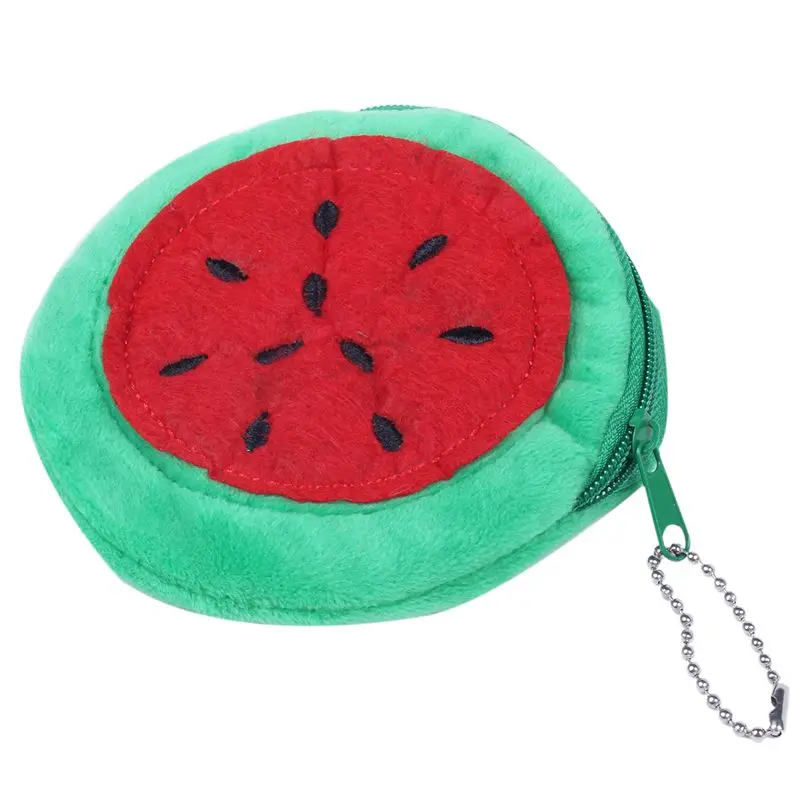 Fruit Design Coin Money Bag Purse Wallet For Women Girl Lady Gift(watermelon