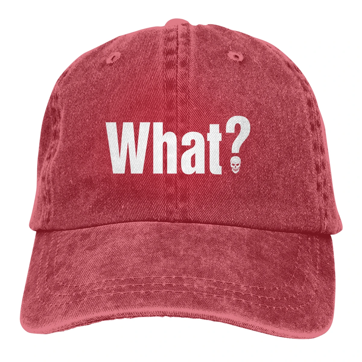 Что письмо с черепом Casquette синий унисекс Мужские Женские деним Strapback бейсболка Регулируемая Гольф папа шляпа