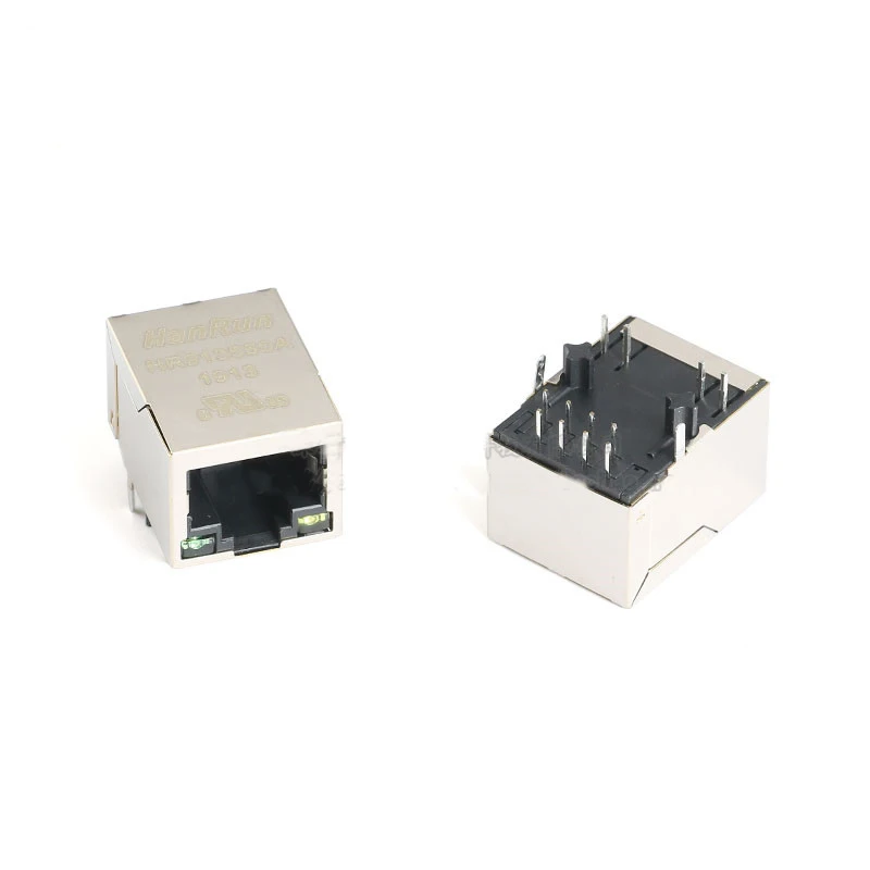 1 шт. HR913550A RJ45 разъем 100Base-T WiFi сетевой разъем с светодиодный