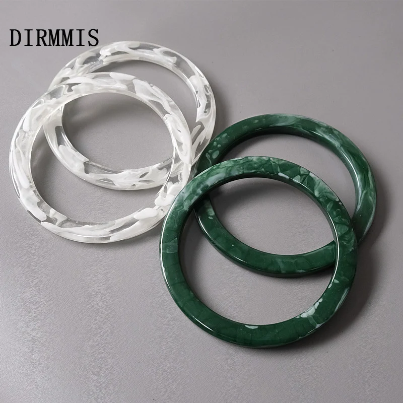 Bag-Accessory Replacement-Bag Handle Acrylic-Resin Green Wristband Circlet Luxury New