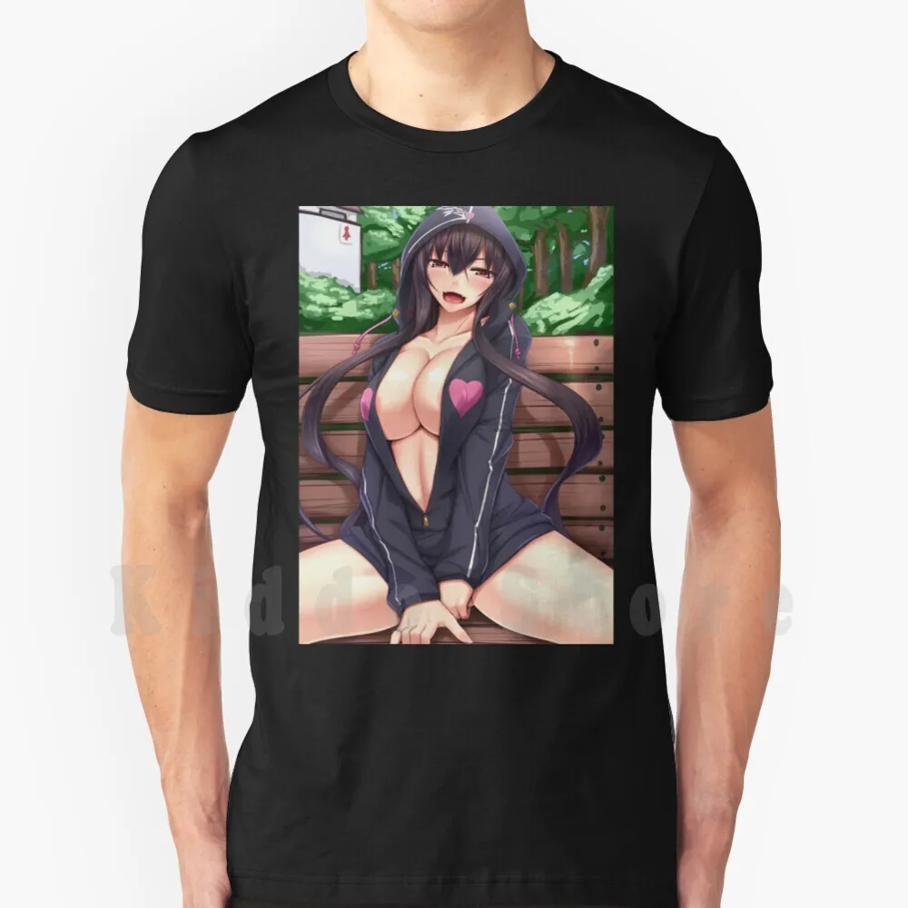 Succulente Anime Babe 2 T Shirt Fai Da Te Big Size 100% Cotone Sexy Hentai Ecchi Erotic Lewd Tette Hot Chick Womens Girls Boobs