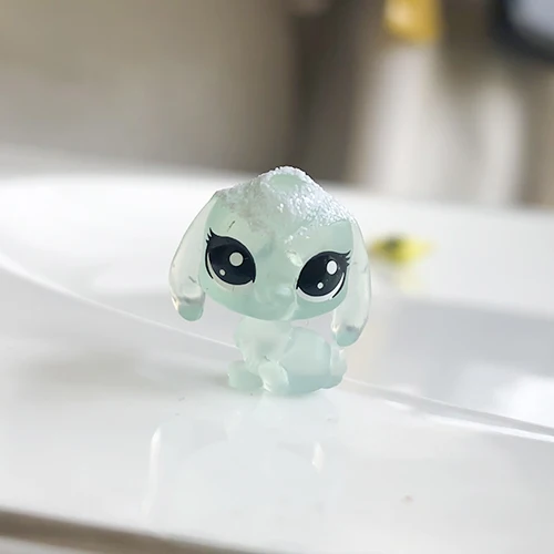 1 см LPS Pet shop Снежинка прозрачность лимит Коллекция фигурка колли собака кошка животные свободные милые детские игрушки фигурка подарок Лпс куклы блайз игрушки для девочек кукла - Цвет: 12