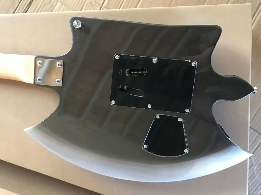 Custom shop стиль Cort GENE AXE электрогитара с хромированной фурнитурой cort в форме топора гитары