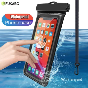

Airbag Swim Waterproof Pouch Phone Case Water Proof Bag For iPhone 11 6 7 8 X XS XR SE Samsung S20 S10 S9 Huawei P40 P30 P20