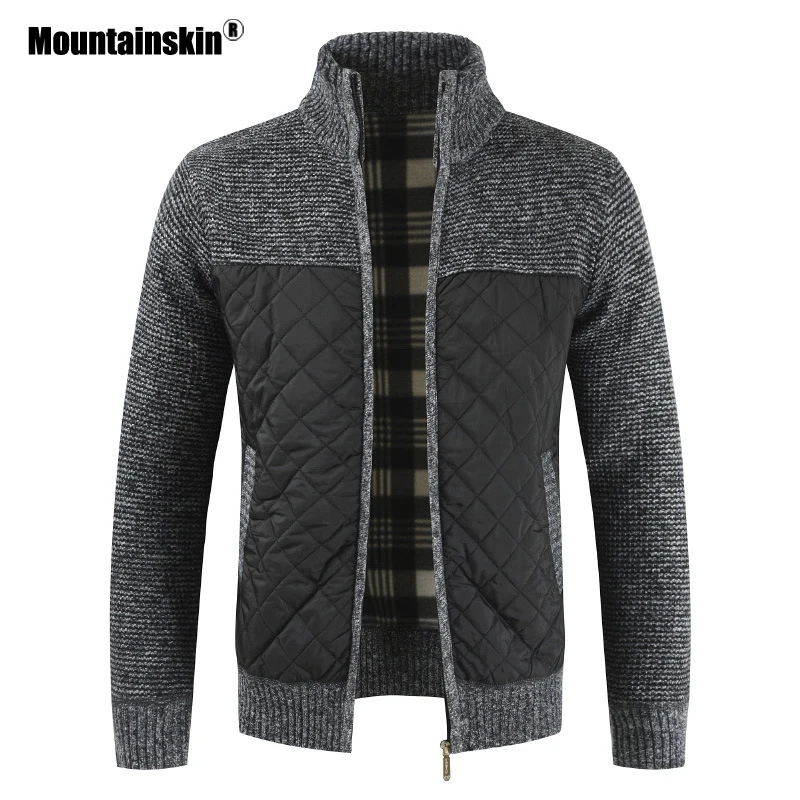 Mountainskin Men's Sweaters Autumn Winter Warm Knitted Sweater Jackets Cardigan Coats Male Clothing Casual Knitwear SA833 Mountainskin Men's Sweaters Autumn Winter Warm Knitted Sweater Jackets Cardigan Coats Male Clothing Casual Knitwear SA833