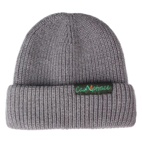 Серый FURTALK Beanie Winter Hat for Women Knitted Slouchy Beanie Men Skullies Ladies Warm Hats Soft Female Korean Winter Cap - Цвет: Серый