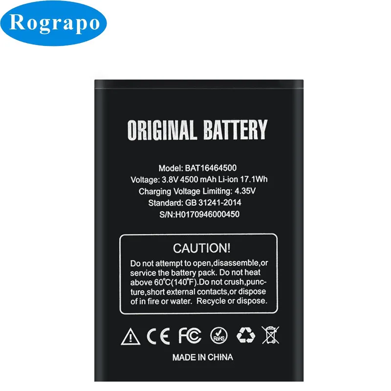 4500mAh BAT16464500 запасная батарея Для DOOGEE T5 Lite мобильный телефон | Мобильные телефоны и