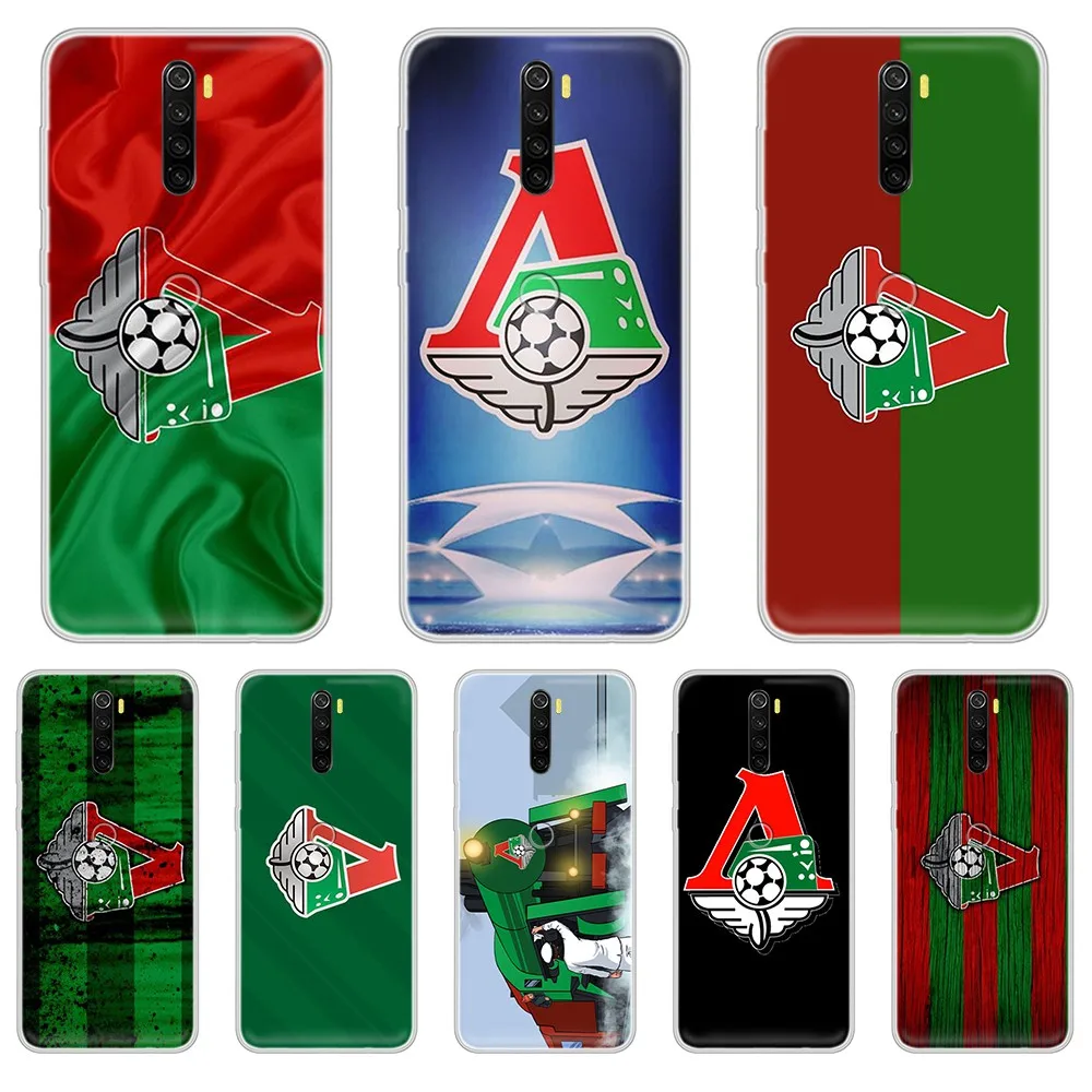 

football Lokomotiv Moscow soft back hoesjes Transparent Phone Case cover For XIAOMI Redmi Note 3 4 5 6 7 8 9 9s Pro max 8T 4X