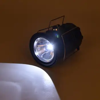 

Portable Camping Lantern Solar LED Flashlight Torch Multifunction Waterproof Outdoor Fishing Camping Tent Light Rechargeable
