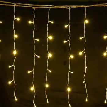 

LED curtain light string 3*1m,3*2m,3*3m meters Christmas outdoor waterproof holiday wedding decoration small lanterns wholesale