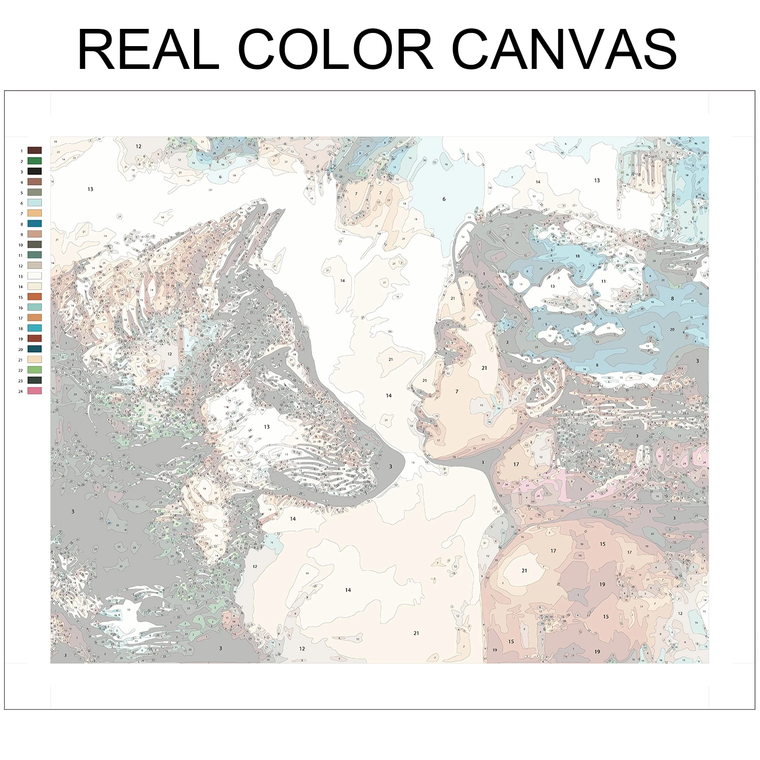 Visual Arts Minimalism DIY Painting By Numbers For Adults Abstract