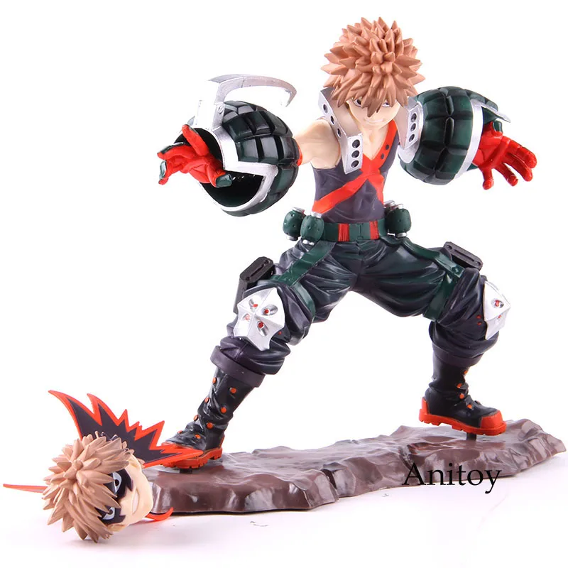 My Hero Academy Izuku Midoriya Katsuki Bakugou Uraraka Ochaco шото Тодороки фигурка героя Аниме ПВХ Коллекционная модель игрушки - Цвет: B no colorful box