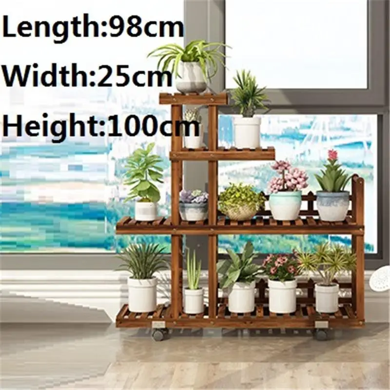 Escalera Terraza Varanda Estante Para Flores Stojaki Крытый Stojak Na Kwiaty открытый цветок стенд Dekoration стойки завод полка - Цвет: Version C