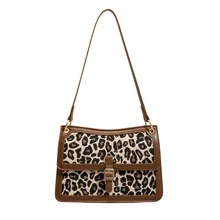 

Dave&Di Ins Fashion Bags Women French Minority Versatile Leopard Bag Women's Messenger Armpit Bag Single Shoulder Women's Bag