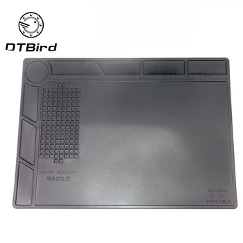 

Insulation Working mat Soldering Station Iron Phone Computer Repair Mat Magnetic Heat-resistant Insulator Platform 25x35cm