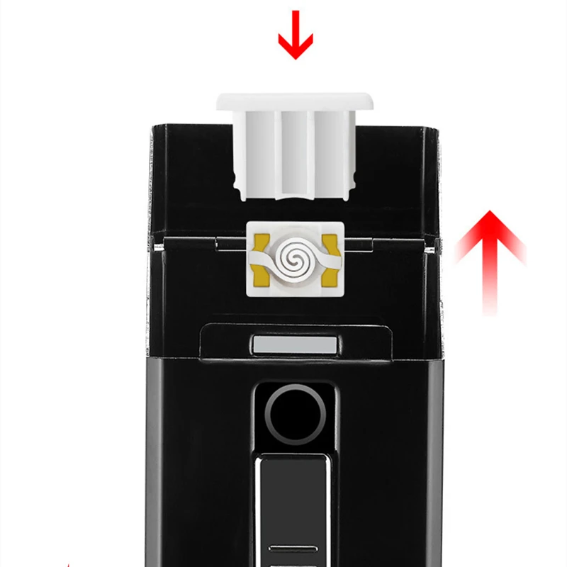 20 шт Емкость портсигар Чехол коробка с электронная USB Зажигалка для тонкая сигарета водонепроницаемый портсигар Плазменные зажигалки