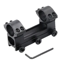 Охотничьи Аксессуары Военная Экипировка тактическое двойное кольцо 25,4 мм высокопрофильный прицел для 20 мм рельсовый прицел Крепление