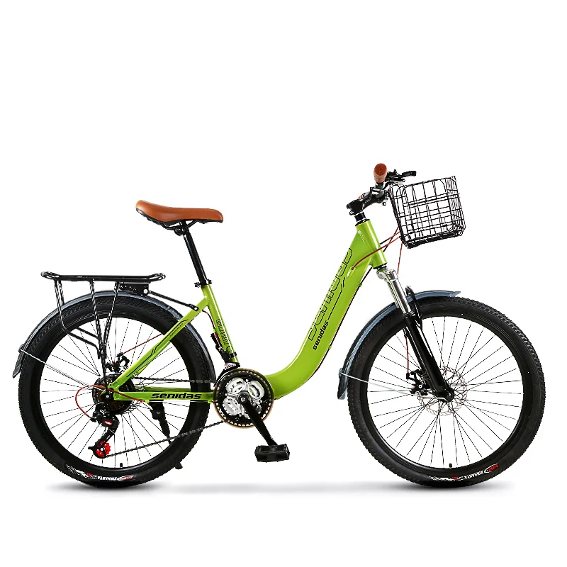 New Women's Bicycle Aluminum Alloy Frame 24 Inch Wheel 27 Speed Bike Young Children Sports Light Weight Bicicleta