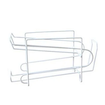 

Kitchen Organizer Rack Beer Storage Holder Fridge Coke Iron Shelves Roll-Up Can Rack Beverage Storage Rack