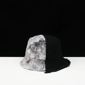 

Hat female color matching old fisherman hat washing casual wild basin hat tide men and women shade bucket hat