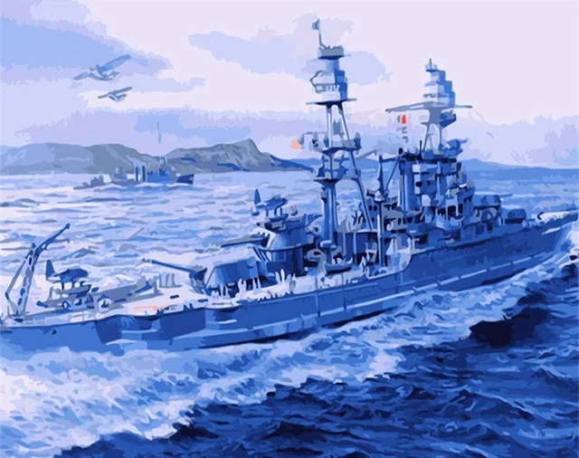 SZHC1-499 HUACAN картина маслом по номерам парусник пейзаж наборы для рисования холст ручная роспись DIY картины морской пейзаж домашний Декор подарок - Цвет: SZHC1-499