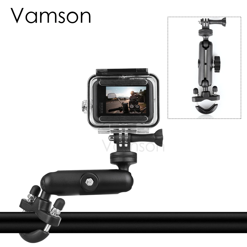 Кронштейн для камеры GoPro Hero 8 черный 7/6/5 кронштейн велосипеда мотоцикла
