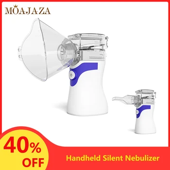 

Mini Portable Nebulizer Handheld Silent Inhaler Nebulizer With Kids Adult Mask Medical Steaming Inhalator Automizer Machine New